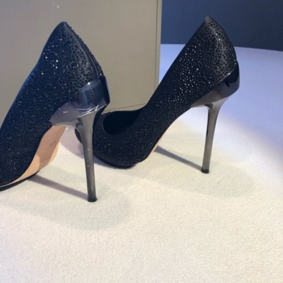 BCBGMAXAZRIA MA-Prish Rhinestone Platform Hells - Picture 6 of 6